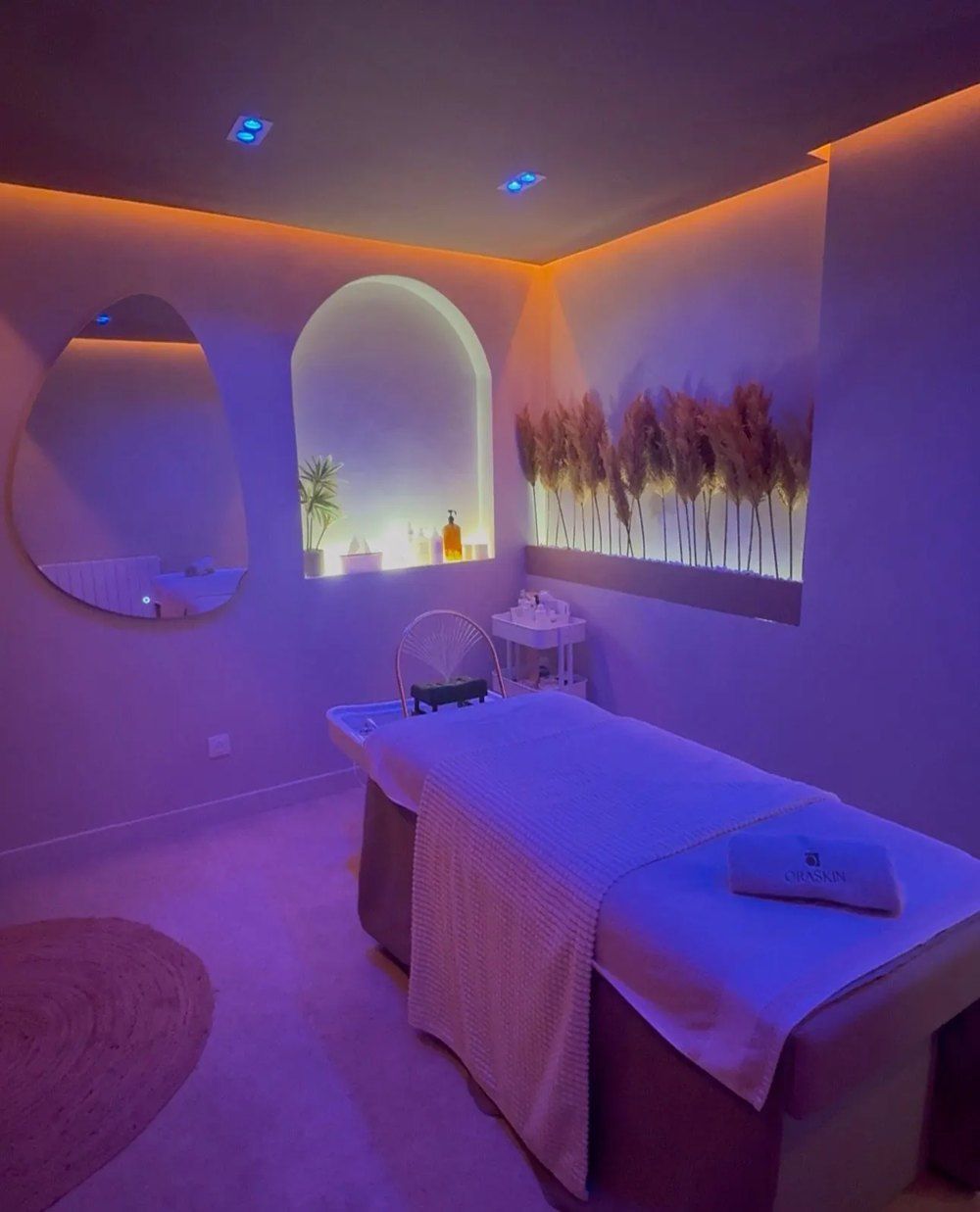 Cabine de soin cocooning chez Oraskin